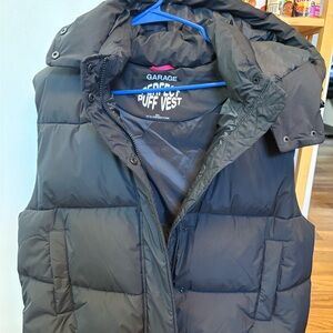 Brand New Garage Black Perfect Puff Vest